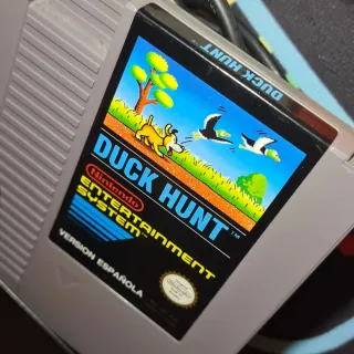 Nintendo NES Zapper con juego Duck Hunt