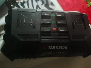 Cargador Doble Parkside 20V 2x4.5A