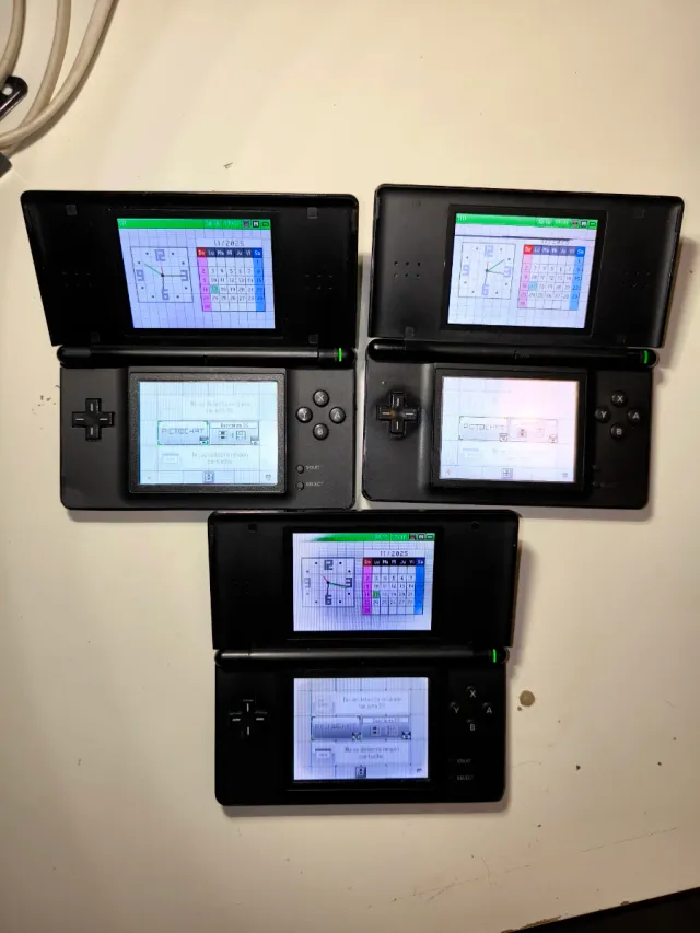 Lote 3 Nintendo DS Lite Negras