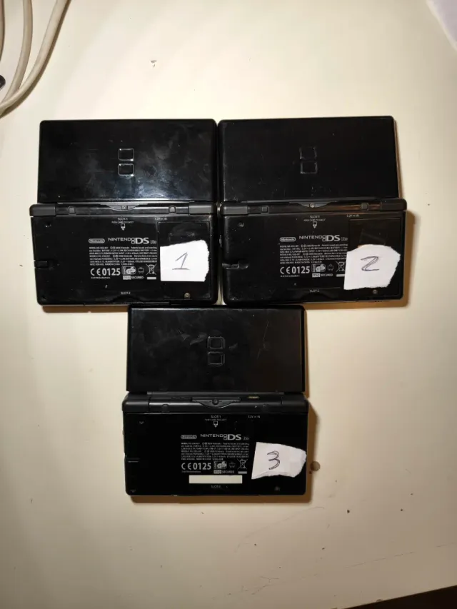 Lote 3 Nintendo DS Lite Negras