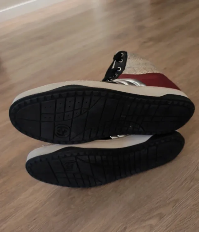 Deportivas Gucci Hombre Negras y Plateadas