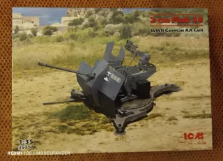 Maqueta 1/35 ICM 2 cm Flak 38 WWII