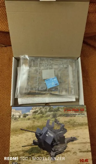 Maqueta 1/35 ICM 2 cm Flak 38 WWII