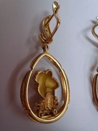 Pendientes Oro 18 KT Figura Mujer