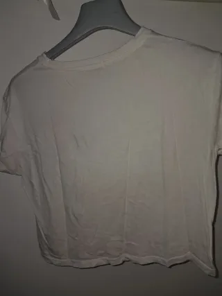 Camiseta Bershka blanca