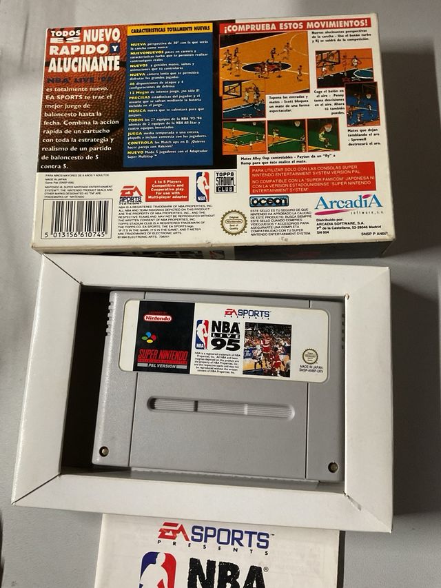 Super Nintendo NBA Live 95 PAL