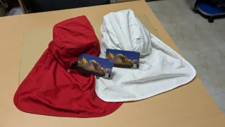 Gorra Salomon Senderismo Montaña Roja y Blanca