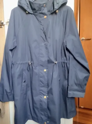 Chaqueta parka Softy de mujer azul marino