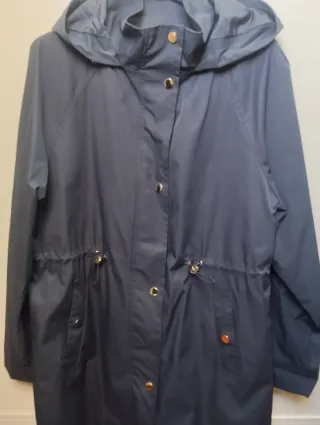 Chaqueta parka Softy de mujer azul marino