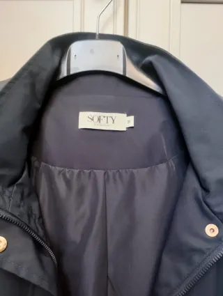 Chaqueta parka Softy de mujer azul marino