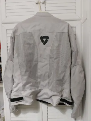 Chaqueta Moto Revit Gris , modelo eclipse ,xxl