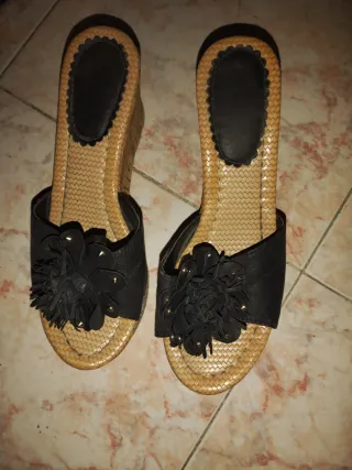 Sandali donna estivi zeppa fiori