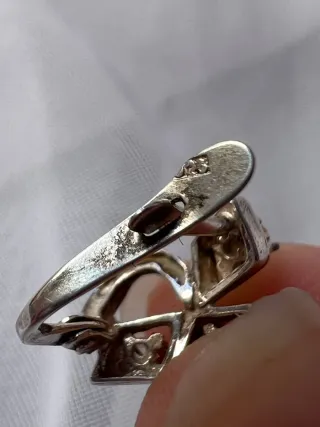 Conjunto Anillo y Pendientes Antiguos