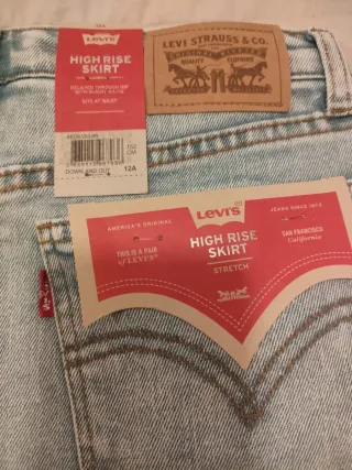 Falda vaquera Levi's niña 12 años