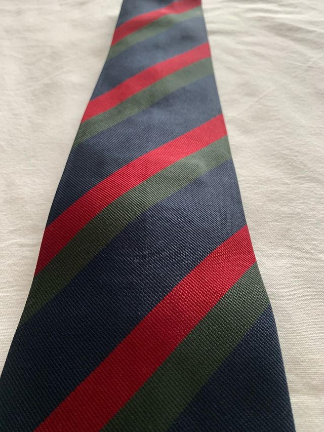 Corbata Black Watch Rayas Azul, Rojo, Verde