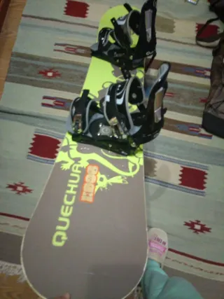 Tabla Snowboard Quechua 150cm incluye fijaciones