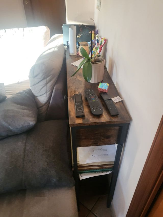 Tavolino Rovere Fumo 80x100x24