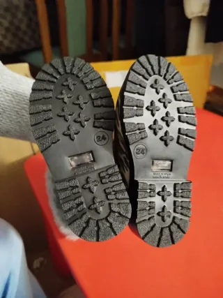 Botas de agua T/ 24 con pelo