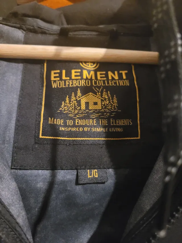 Chaqueta Element Negra Talla L