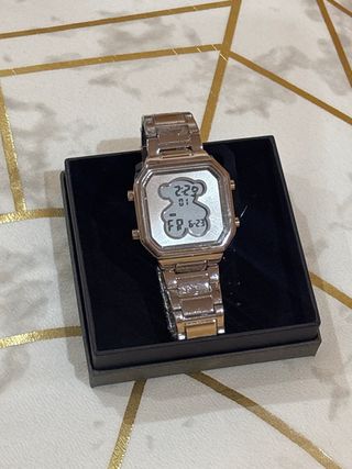Reloj Tous Plateado Oso Digital