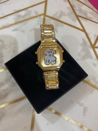 Reloj Tous Plateado Oso Digital