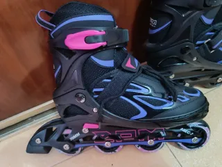 Patines en línea ZPM negros y morados