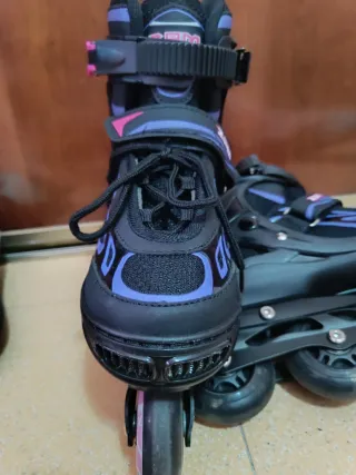 Patines en línea ZPM negros y morados