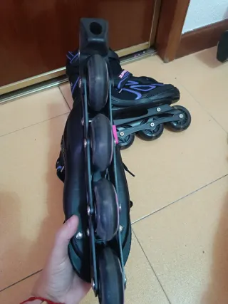 Patines en línea ZPM negros y morados