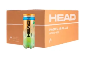 Caja 24 botes pelotas pádel Head Pro S
