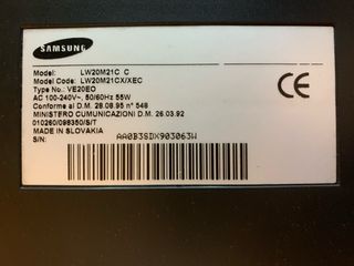 Monitor Samsung LW20M21C