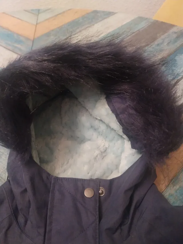 Abrigo niña Columbia con capucha