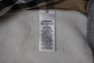 Sudadera Burberry Gris con Cremallera Talla M