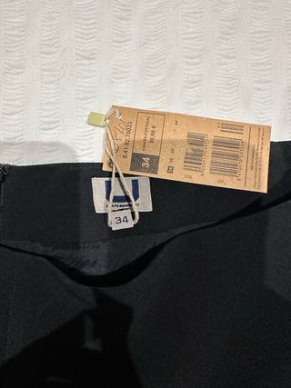 Falda negra Adolfo Domínguez Talla U