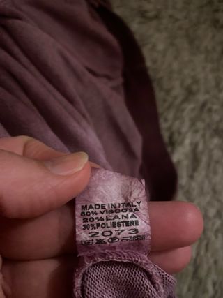 Jersey cuello barco morado