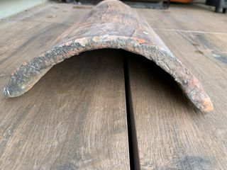 Tejas antiguas de barro