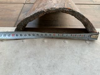 Tejas antiguas de barro