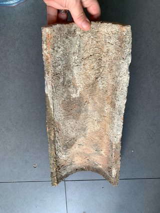 Tejas antiguas de barro - manualidades
