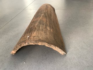 Tejas antiguas de barro - manualidades