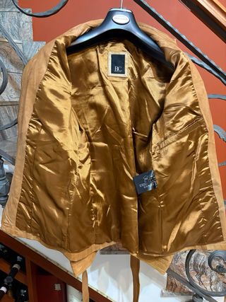 Giacca/trench in vera pelle  vintage donna