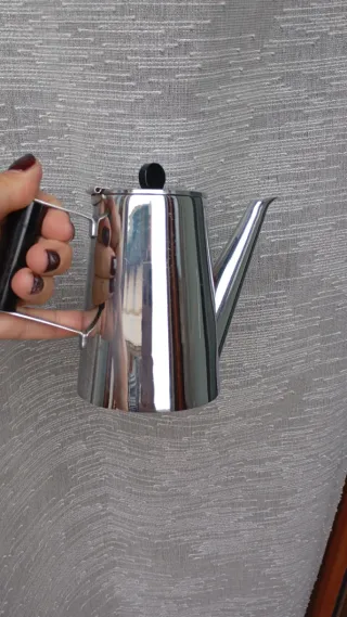 Caffettiera vintage acciaio inox