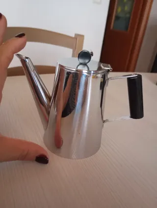 Caffettiera vintage acciaio inox
