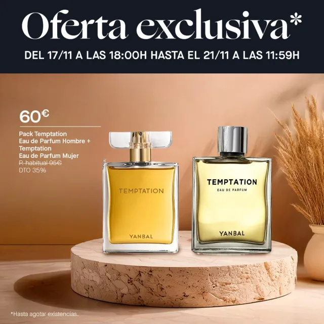 Pack Temptation Eau de Parfum Hombre y Mujer