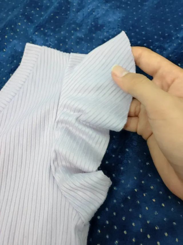 Blusa morada manga corta verano