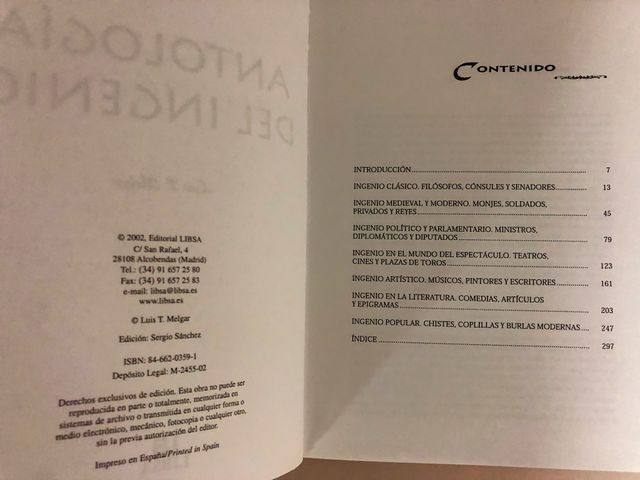 Antologia dell'Ingenio - Luis T. Melgar