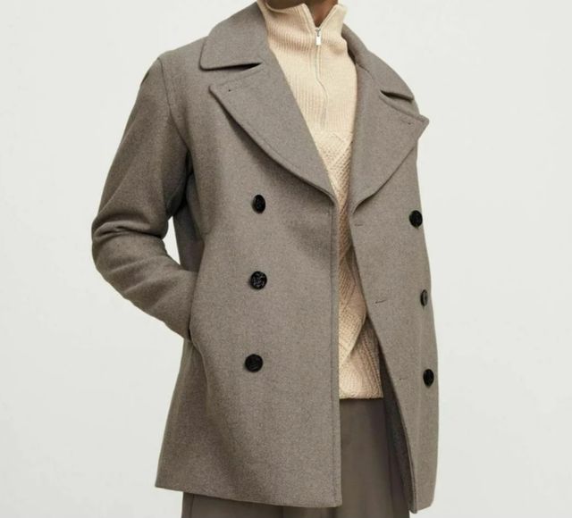 Cappotto stile marinaio da uomo.