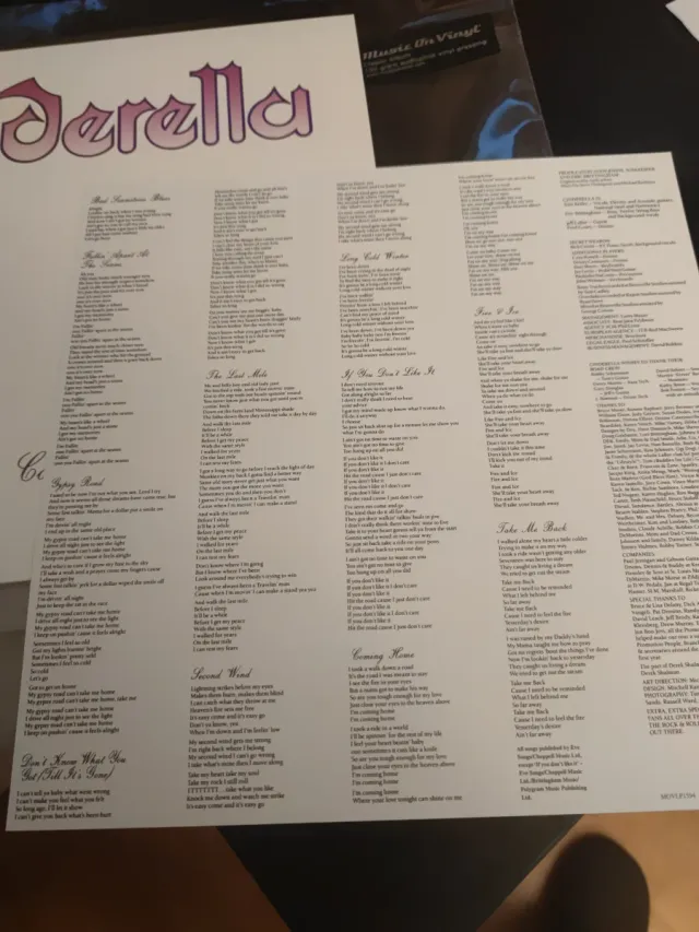 Vinilo Cinderella Long Cold Winter Nuevo