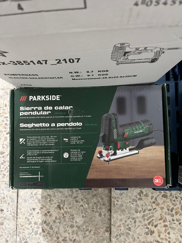 Sierra de calar pendular Parkside PSTK 800 GS