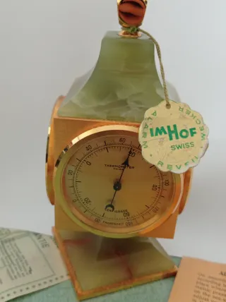 Orologio Barometro Termometro Imhof swiss 8 giorni