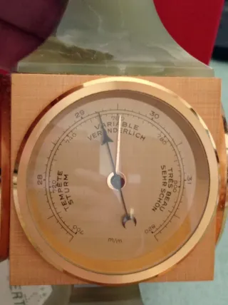 Orologio Barometro Termometro Imhof swiss 8 giorni