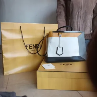 Borsa Fendi Multicolor e Bianca